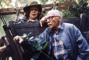 Jirina Jirásková and Milos Kopecký in Poslední lec Alfonse Karáska (1987)