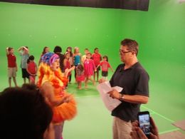 Buddy Bear's Musical Adventure actor Abigail Schrader as Melody Muse and Director John P Aguirre