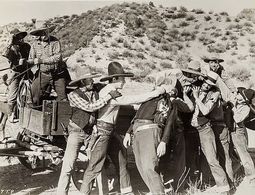 Jimmy Aubrey, Silver Tip Baker, Barney Beasley, Jack Evans, William Gould, Herman Hack, Frank Rice, Tom Tyler, and Slim 