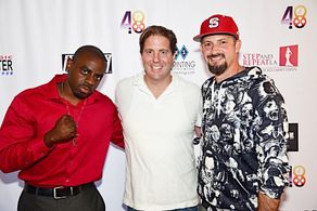 At the 48 Hour Film Festival for the short “See Me”