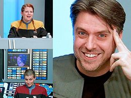 Eric Collin Campbell, Bonnie Gordon, and Sam de Leve in Shield of Tomorrow (2017)