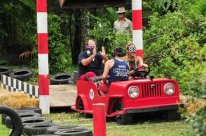 Markus Majowski, Marc Terenzi, and Sarah Joelle Jahnel in Ich bin ein Star - Holt mich hier raus! (2004)