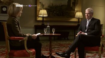 Prince Andrew and Emily Maitlis in Newsnight (1980)