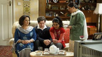 Shobu Kapoor, Harvey Virdi, Maya Sondhi, and Abdullah Afzal in Citizen Khan (2012)