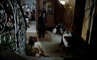 Pierre Blaise, Stéphane Bouy, Aurore Clément, and Cécile Ricard in Lacombe, Lucien (1974)