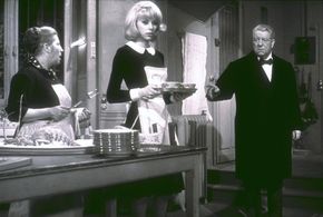 Mireille Darc, Jean Gabin, and Maryse Martin in Monsieur (1964)