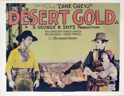 William Powell, Neil Hamilton, and Shirley Mason in Desert Gold (1926)