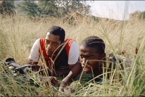 Orlando Jones and Gabriel Malema in Primeval (2007)