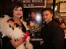 Helen Proimos (Madame Vera) and actor Brandon Hannan (Vito Spatafore, Jr. - The Sopranos)