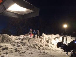 On location for In An Instant