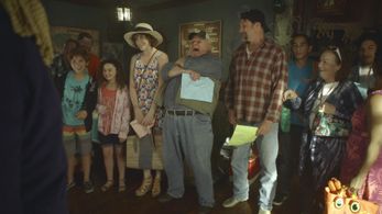 Johnny Whitaker, Jonathan Hillstrand, Rebecca Bloom, and Solomon Stewart in Sigmund and the Sea Monsters (2016)