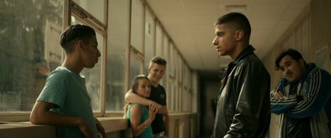 Marine Scandiuzzi, Aboubakr Bensaihi, Soufiane Chilah, Simon Frey, and Brahim El Abdouni in Black (2015)
