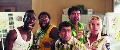 Mimoun Ouled Radi, Yahya Gaier, Gigi Ravelli, Sergio Hasselbaink, and Uriah Arnhem in Kill Zombie! (2012)