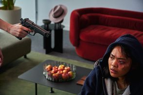 Still as Clare Mahek in THE COMPLEX