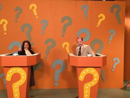 Paul Rivers and Lisa Valeri in Sex, Drugs, and Game Shows (2017)