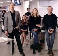 David Costabile, Damian Lewis, and Zina Wilde in Billions (2016)