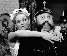 Jana Brejchová, Karel Effa, and Josef Hlinomaz in I Killed Einstein, Gentlemen (1970)