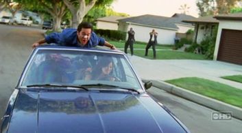 Jonathan Silverman, Kelly Hu, and Lee Reherman in In Case of Emergency (2007)