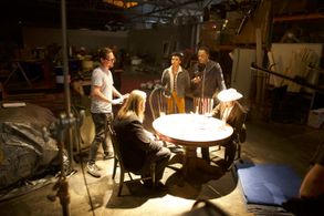 On the set of Glass of Scotch