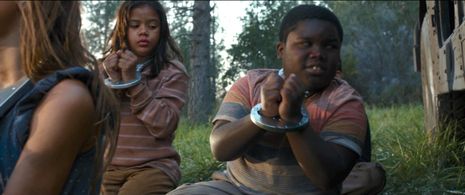 Alison Fernandez and Bryant Tardy in Logan (2017)
