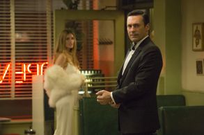 Jon Hamm and Maliabeth Johnson in Mad Men (2007)
