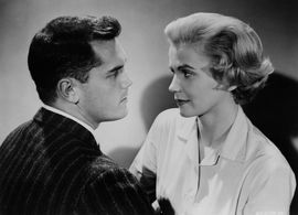 Jeffrey Hunter and Annemarie Düringer in Count Five and Die (1957)