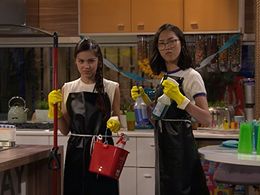 Madison Hu and Olivia Rodrigo in Bizaardvark (2016)