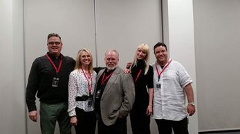 Reunited with 'Todd', 'Julie', 'Shelly' and 'Jimmy' at the premiere of the 2016 remake of 