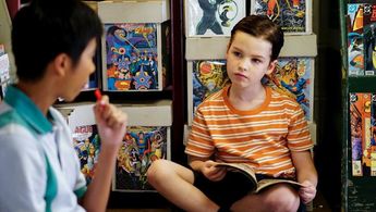 Ryan Phuong and Iain Armitage in Young Sheldon (2017)