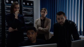 Christiane Paul, Carter Redwood, Laura Baranik, and Luke Kleintank in FBI: International