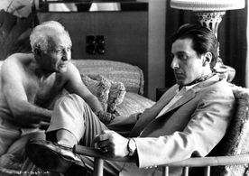 Al Pacino and Lee Strasberg in The Godfather Part II (1974)