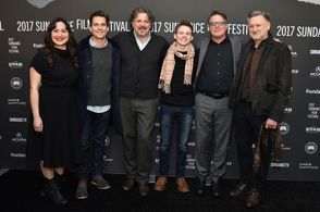 Bill Pullman, Matt Bomer, Alex Smith, Lily Gladstone, Josh Wiggins, and Andrew Smith at an event for Walking Out (2017)