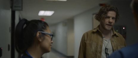 Alicia Arden, Nelson Grande, and Ryan M. Shaw in Blowback (2022)