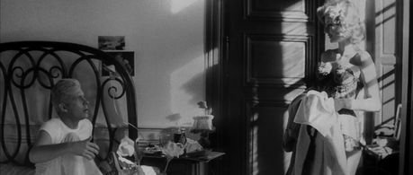 Anouk Aimée and Alan Scott in Lola (1961)