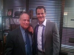 On Set of Drop Dead Diva w/Josh Stamberg