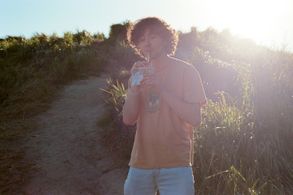 Jack Walton Sipping in the Sunlight