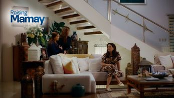 Valerie Concepcion, Raquel Pareño, and Joyce Ching in Raising Mamay (2022)