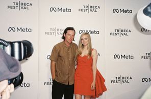 Eli Powers, Amanda Seyfried at Tribeca Film Festival
