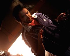 Director Matias Masucci on the set of 