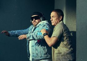 Jean-Claude Van Damme and Alban Ivanov in The Last Mercenary (2021)