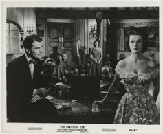 Jennifer Jayne, Warren Mitchell, Janet Munro, Laurence Payne, Frederick Schiller, and Forrest Tucker in The Crawling Eye