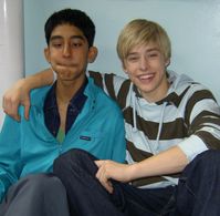 Dev Patel and Mitch Hewer in Skins (2007)