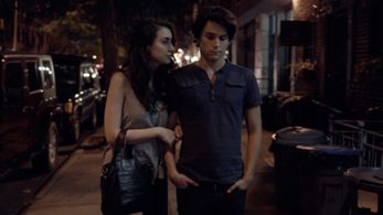 Ella Hatamian and Jack Falahee in Hunter (2013)