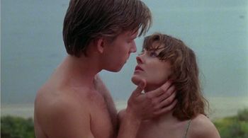 Rebecca Balding and Steve Doubet in The Silent Scream (1979)