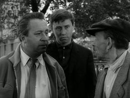 Miroslav Hornícek and Jaroslav Satoranský in Smrt za oponou (1967)