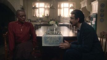 T'Nia Miller and Rahul Kohli in The Haunting of Bly Manor (2020)