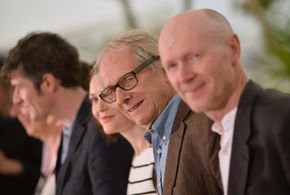 Ken Loach at an event for Jimmy's Hall (2014)