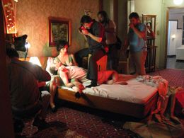 On set of Natimorto, 2011. Directed by Paulo Machline.