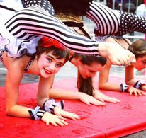 Cirque performance with Aerial Warehouse & YES Circus for the GOOD+ Foundation Halloween Bash 2016