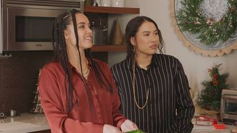 Hina Sabatine and Amanda Grace Jenkins in 12 Dates of Christmas (2020)